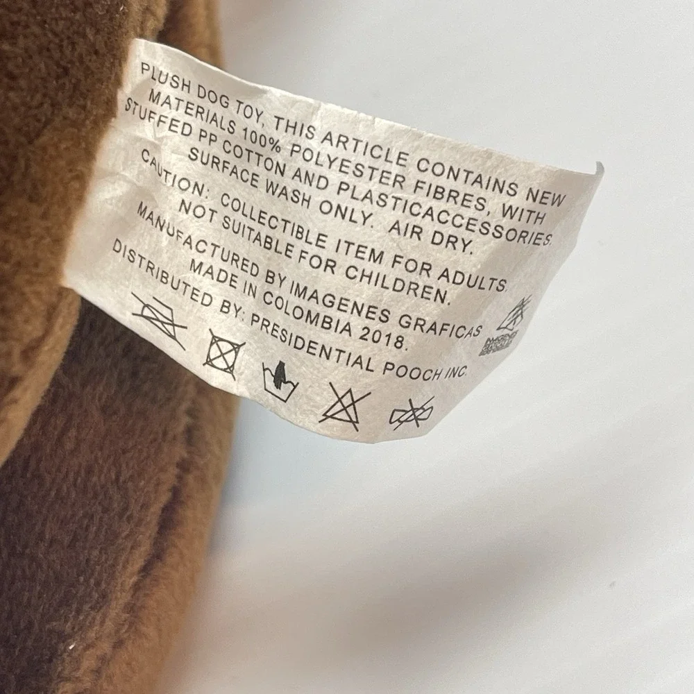Donald Trump Presidential Pooch Plush Toy Stuffed Dog USA Hat 2nd Amendment Wall